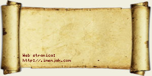 Hristina Dačić vizit kartica